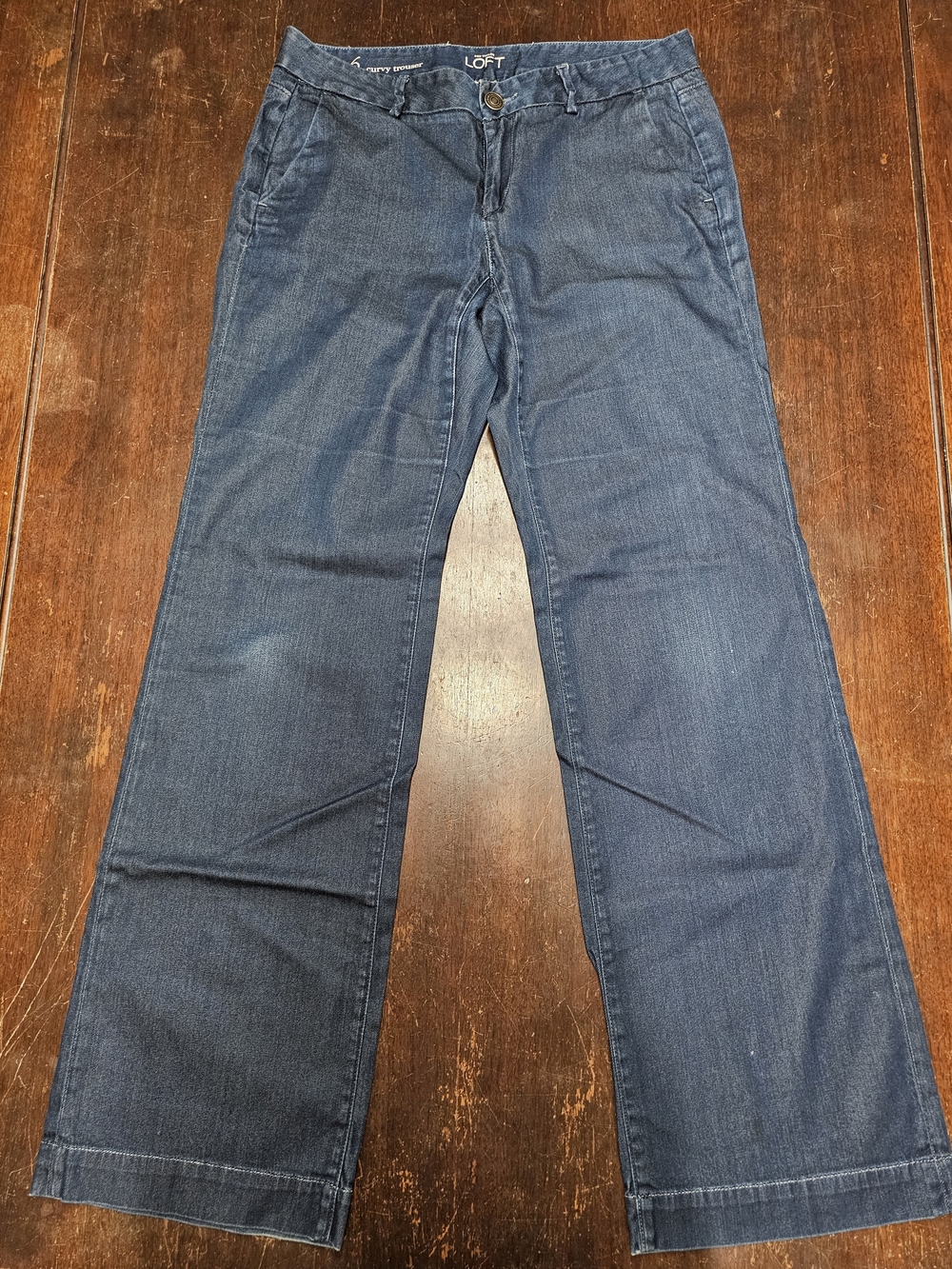 LOFT Women's Curvy Trouser Jeans - Size 6